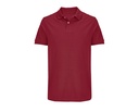 Koszulka Polo Unisex Dopasowana Bawelna Pika L04439 - Folk Red