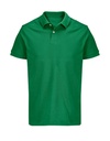 Koszulka Polo Unisex Dopasowana Bawelna Pika L04439 - Kelly Green