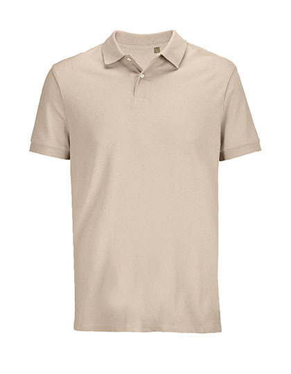 Koszulka Polo Unisex Dopasowana Bawelna Pika L04439 - Linen