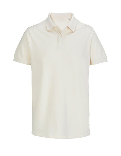 Koszulka Polo Unisex Dopasowana Bawelna Pika L04439 - Natural