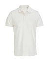 Koszulka Polo Unisex Dopasowana Bawelna Pika L04439 - Off White