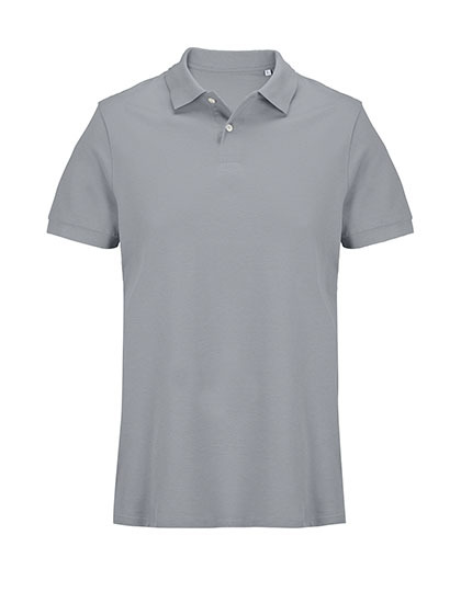Koszulka Polo Unisex Dopasowana Bawelna Pika L04439 - Pure Grey