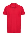 Koszulka Polo Unisex Dopasowana Bawelna Pika L04439 - Red