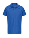 Koszulka Polo Unisex Dopasowana Bawełna Pika L04439 - Royal Blue 241