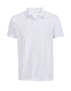 Koszulka Polo Unisex Dopasowana Bawelna Pika L04439 - White