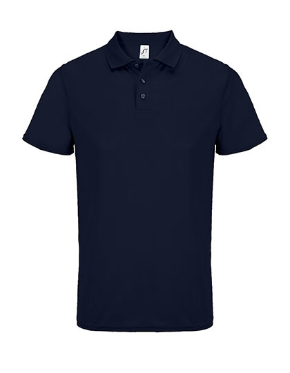 Koszulka Polo Slim Poliester z Recyklingu L04442 - French Navy