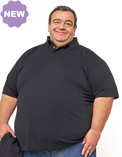 Koszulka Polo Unisex Klasyczna Bawełna Pique MYS410 - Black