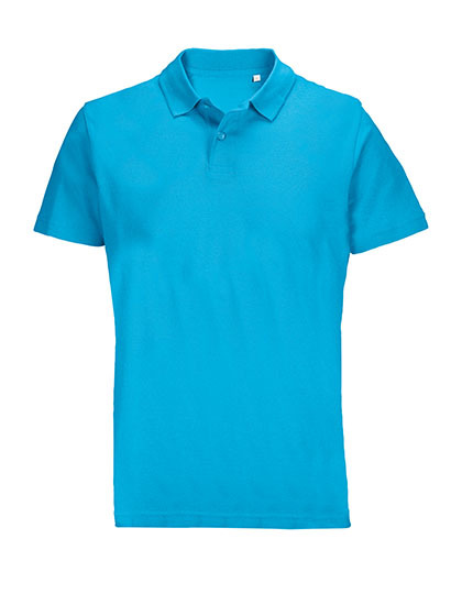 Koszulka Polo Unisex Bawelniana L04502 - Aqua
