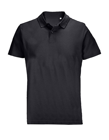 Koszulka Polo Unisex Bawelniana L04502 - Black