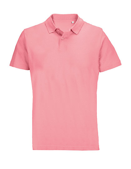 Koszulka Polo Unisex Bawełniana L04502 - Candy Pink