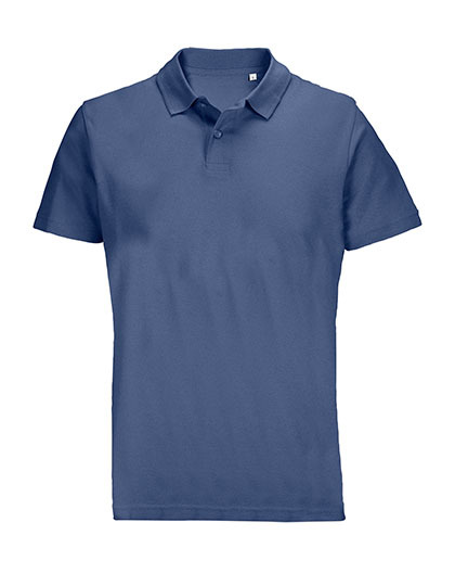 Koszulka Polo Unisex Bawełniana L04502 - Denim