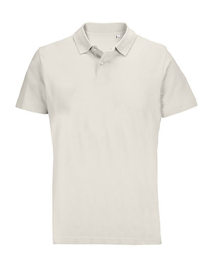 Koszulka Polo Unisex Bawelniana L04502 - Off White