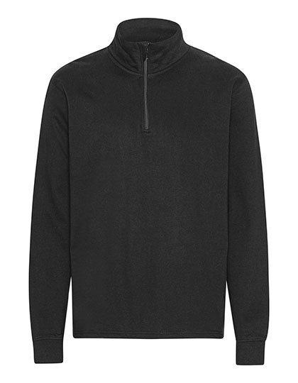 Bluza unisex z zamkiem 1/4 NE73701 - Black