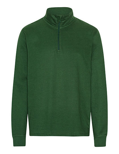 Bluza unisex z zamkiem 1/4 NE73701 - Bottle Green