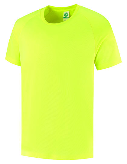 Koszulka Sportowa Odprowadzająca Wilgoć Recyklingowa SW375 - Fluorescent Yellow