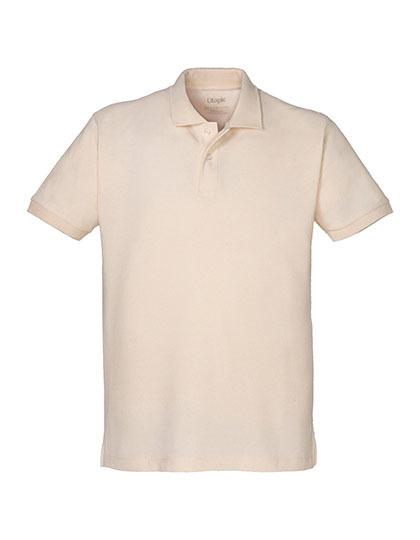 Koszulka polo unisex z krótkim rękawem UT23005 - Natural