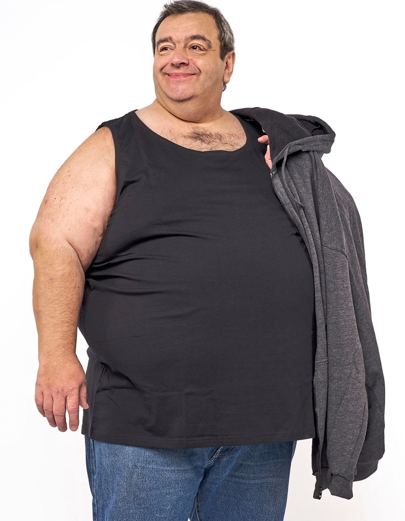 Top Bez Rękawów Unisex Bawełniany Jersey MYS310 - Anthracite (Melange)