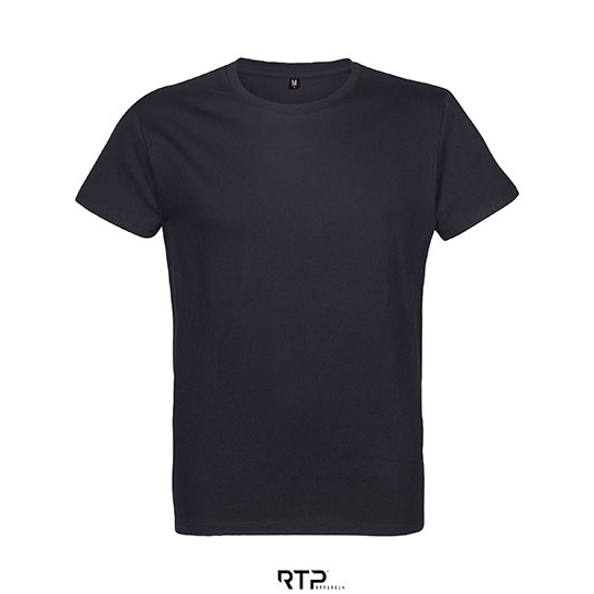 Koszulka Unisex Jersey 150 Dopasowana RTP04321 - Deep Black