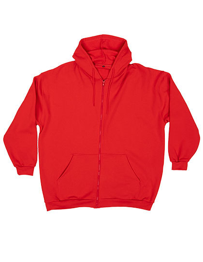 Bluza Unisex Prosty Kroj Szczotkowane Wnetrze MYS710 - Red