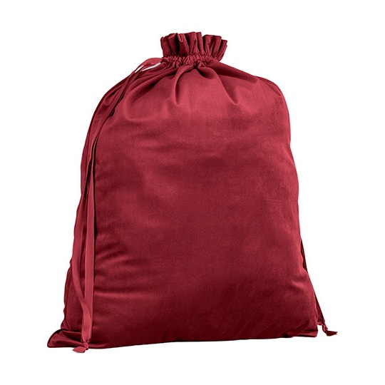 Aksamitny worek prezentowy BG718 - Ruby Red