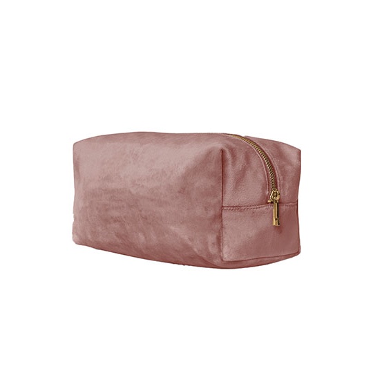 Kosmetyczka Aksamitna Poliester z recyklingu BG716 - Rose Quartz