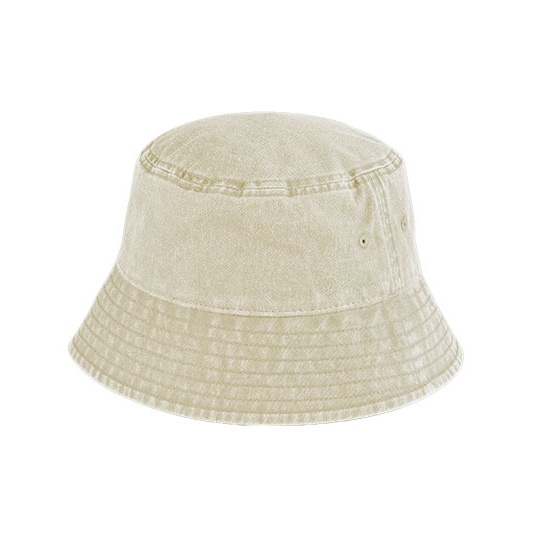 Kapelusz Bucket Denim Vintage CB688 - Vintage Stone