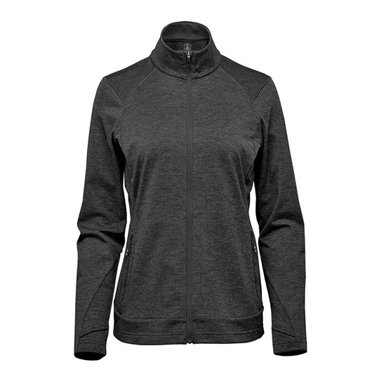 Kurtka Softshell Damska Odprowadzająca Wilgoć ST137F - Black Heather