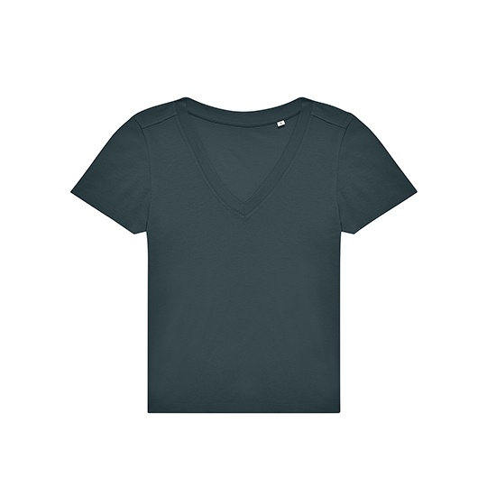 Damski T-shirt V-neck BCTW001 - Amalfi Teal