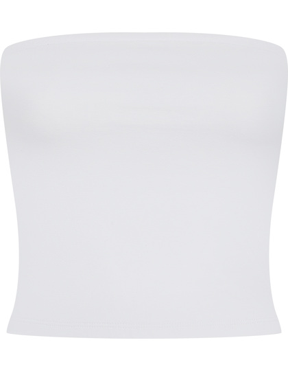 Top Bandeau Damski Single Jersey Elastyczny SF115 - White