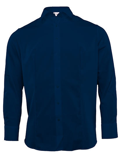 Bluzka Długi Rękaw Popelina Bawełniana MV069061 - Navy