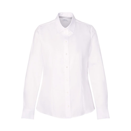 Damska koszula slim fit twill SN080661 - White