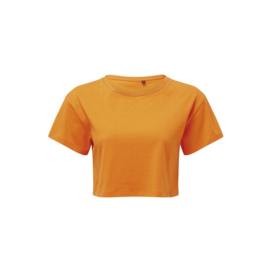 Top Damski Krotki Bawelniany TR019 - Orange