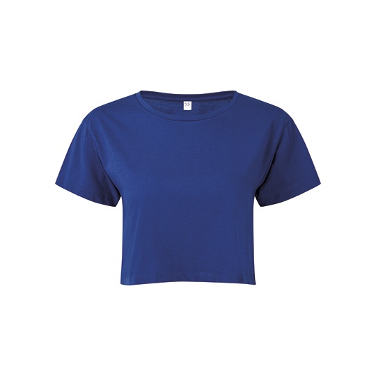 Top Damski Krotki Bawelniany TR019 - Royal