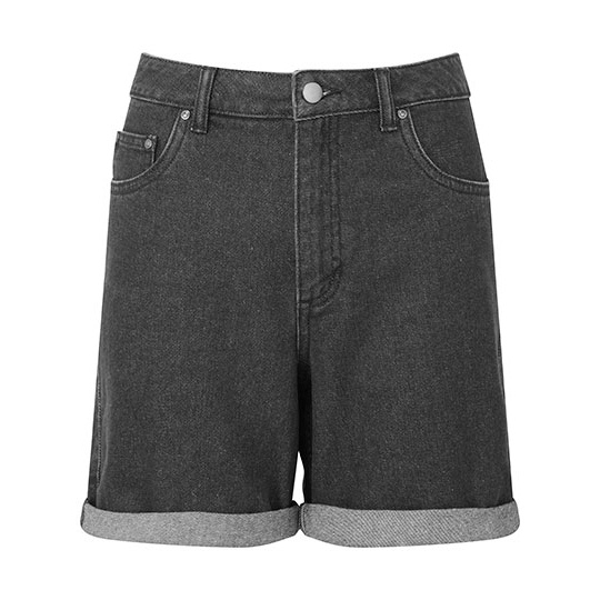 Damskie Szorty Jeansowe WB909 - Black Denim