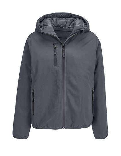 Kurtka Damska Softshell Wodoodporna L04450 - Charcoal Grey (Solid)