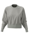 Bluza Damska Oversize Bawelniano Poliestrowa NX9087 - Heather Grey