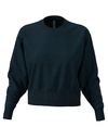 Bluza Damska Oversize Bawelniano Poliestrowa NX9087 - Midnight Navy