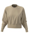 Bluza Damska Oversize Bawelniano Poliestrowa NX9087 - Tan