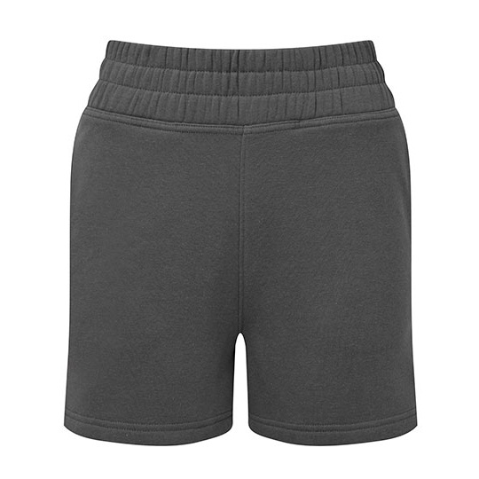 Damskie szorty dresowe z wysokim stanem TR062 - Charcoal