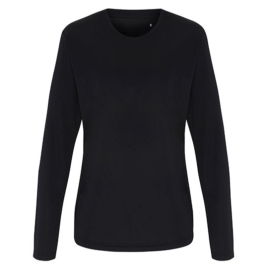 Damska koszulka z długim rękawem TR060 - Black