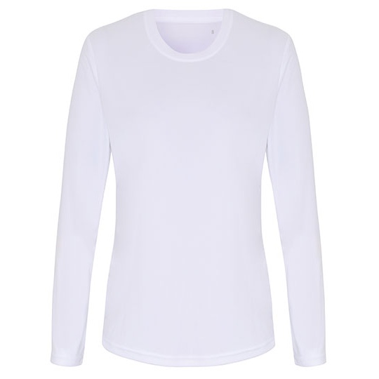 Damska koszulka z długim rękawem TR060 - White