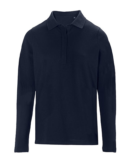 Damska koszulka polo z dlugim rekawem NB4397 - Night