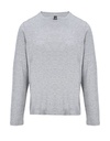 Koszulka Damska z Dlugim Rekawem Bawelniana L04443 - Grey Melange