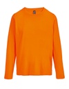 Koszulka Damska z Długim Rękawem Bawełniana L04443 - Orange