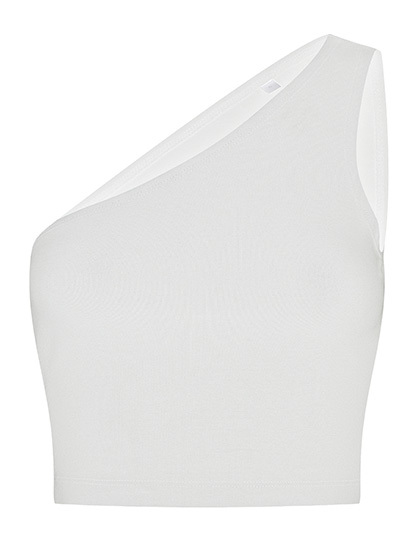 Top damski na jedno ramię SF116 - White