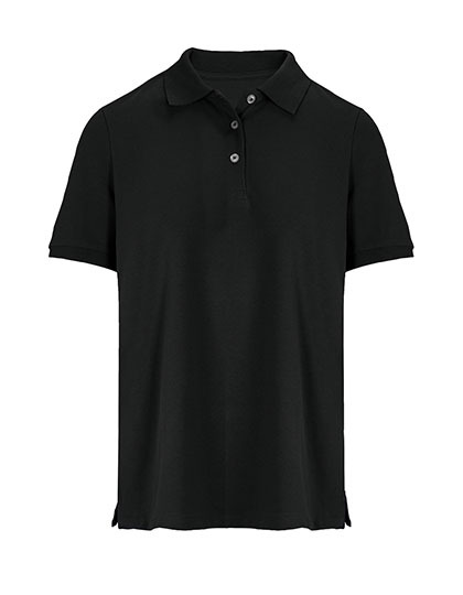 Koszulka Polo Damska Dopasowana Pika Bawelniana L04440 - Black