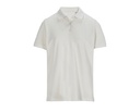 Koszulka Polo Damska Dopasowana Pika Bawelniana L04440 - Off White