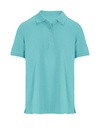Koszulka Polo Damska Dopasowana Pika Bawelniana L04440 - Pool Blue