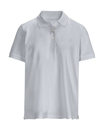 Koszulka Polo Damska Dopasowana Pika Bawelniana L04440 - Pure Grey