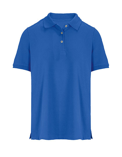Koszulka Polo Damska Dopasowana Pika Bawełniana L04440 - Royal Blue 241